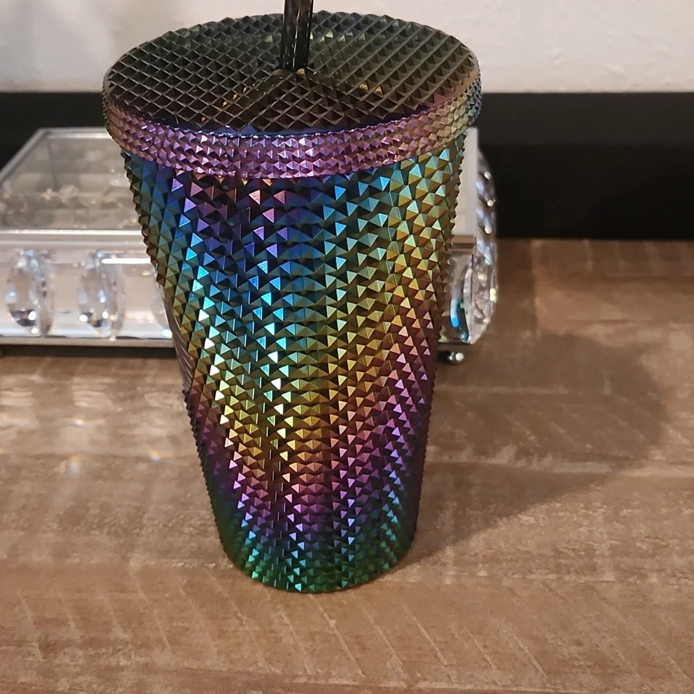 NEW Starbucks 2023 Oil Slick Tumblr 16oz - Picture 5 of 5